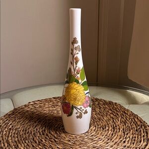 Vintage Mid-Century Modern Rosenthal (German) Studio-Linie Floral Porcelain Vase